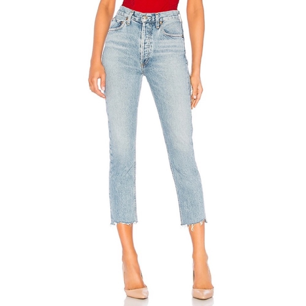 Agolde Riley Crop Straight Jean | Size 27